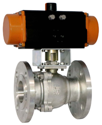 pneumatic operated ball valves